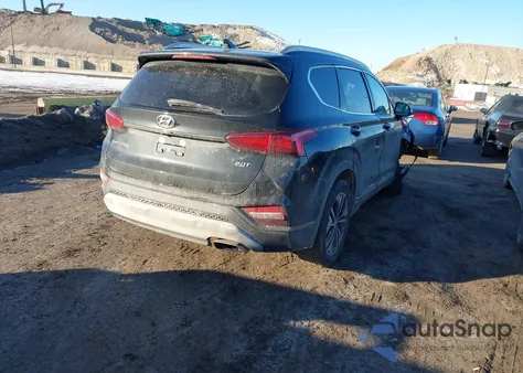 2019 Hyundai Santa Fe Ultimate 2.0T from USA, damaged, VIN 5NMS53AA2KH104379